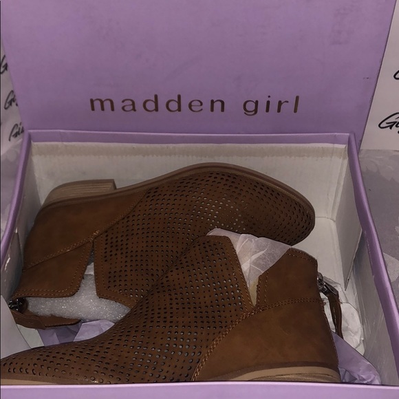 brown Bootie by Madden Girl - Picture 14 of 14